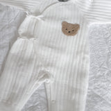 Winter teddy new baby outfit