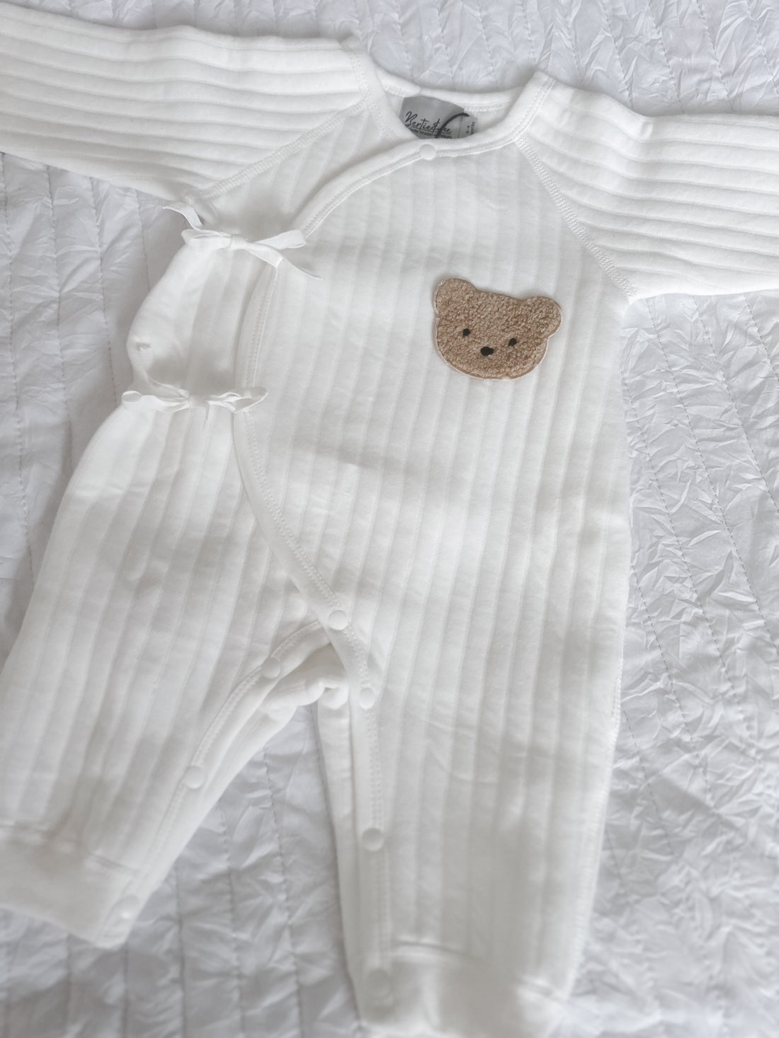 Winter teddy new baby outfit