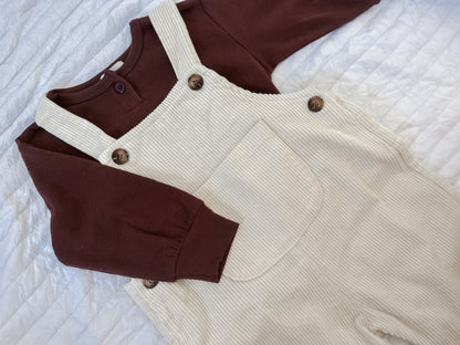Cord dungarees