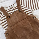 Striped fleece lined top - Two week Delivery